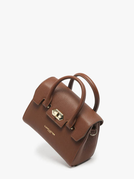 Cross Body Tas Milano Cosmos Leder Lancaster Bruin milano cosmos 79 ander zicht 2